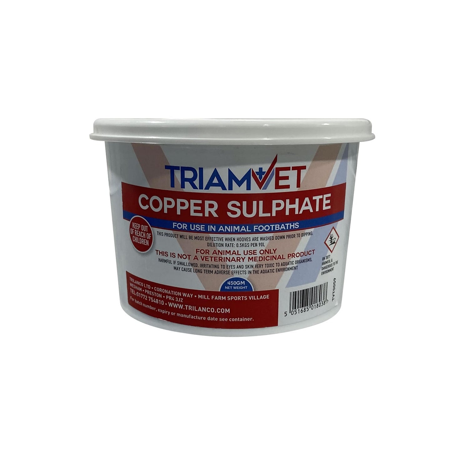 TriamVet Horse Copper Sulphate Footbath Treatment for Hoof Care
