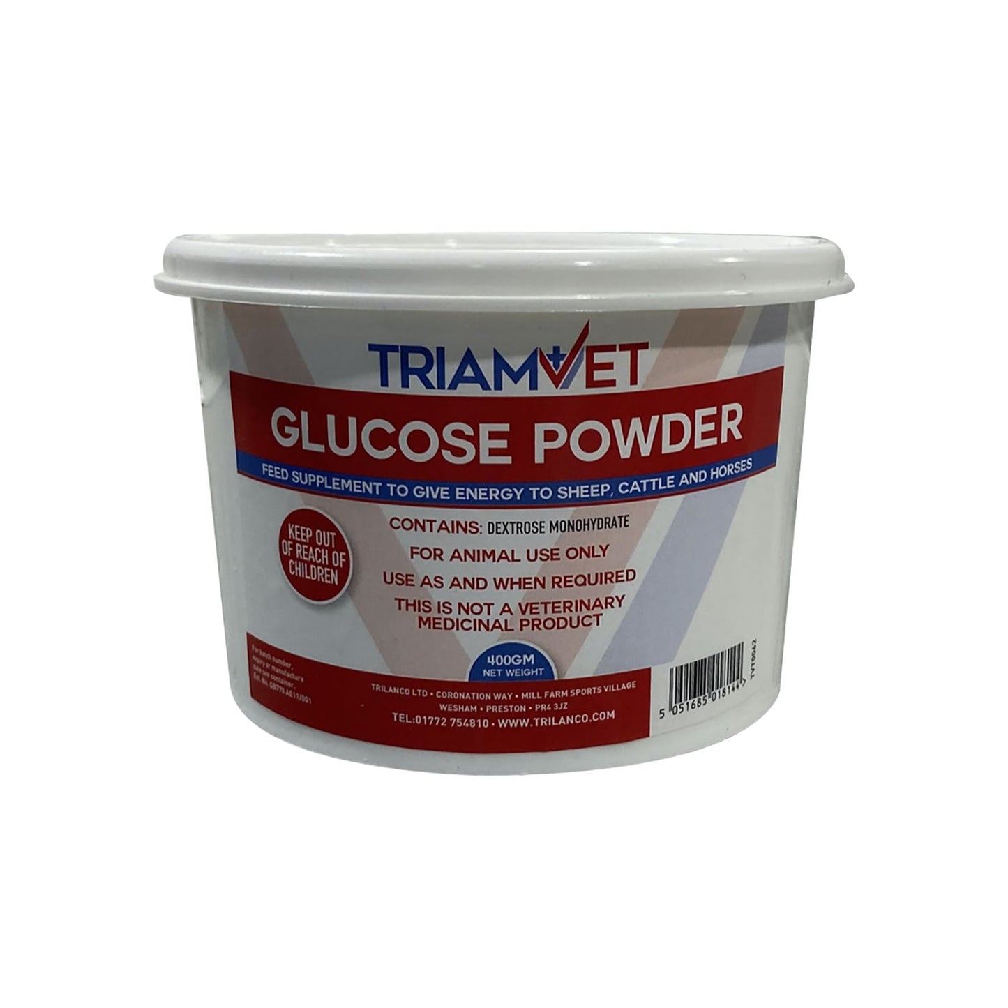 TriamVet Glucose Powder Energy Supplement for Sheep Cattle Horses