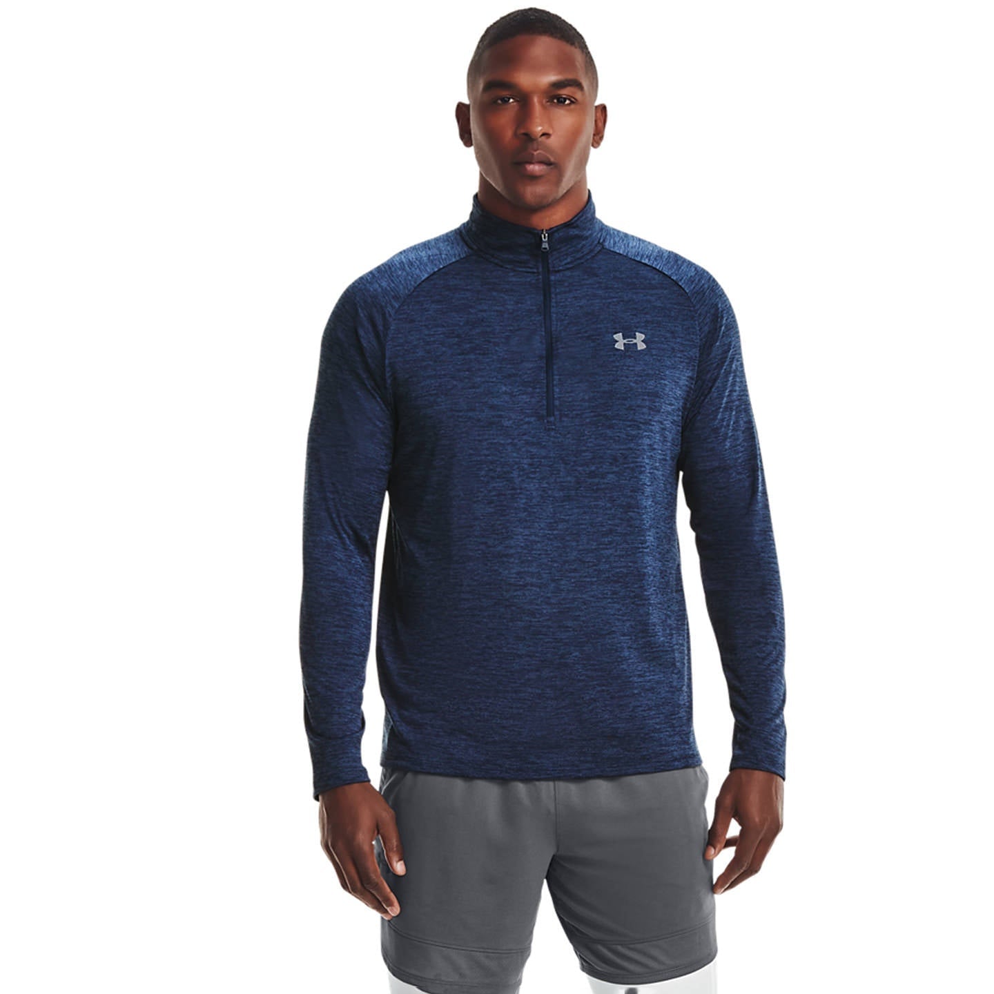 Under Armour Tech 2.0 1/2 Zip Long Sleeve Top Quick-Drying Anti-Odour