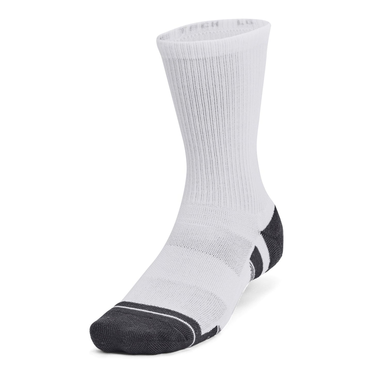 Under Armour Performance Tech Crew Socks 3-Pack, Arch Support, Anti-Odour