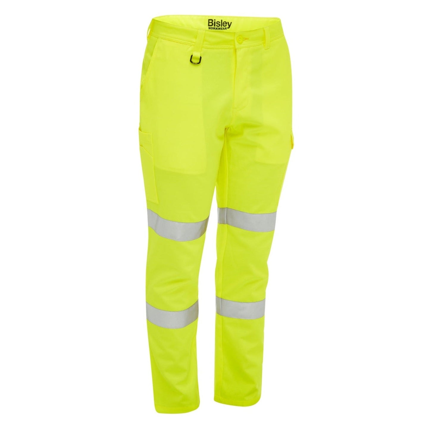 Bisley Taped Hi-Vis Biomotion Cargo Pant #colour_yellow