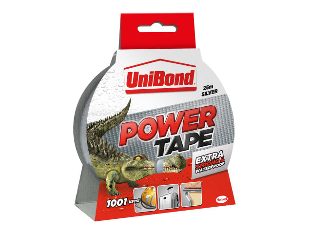 UniBond DIY Power Tape Silver 50mm x 25m Waterproof Strong Adhesive Tape