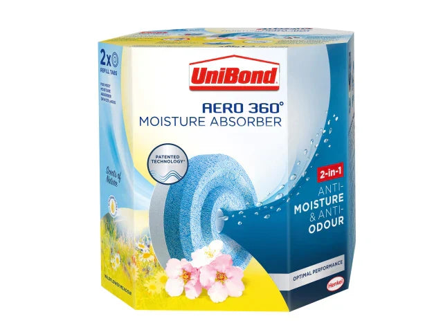 UniBond AERO 360Âº Moisture Absorber Wildflower Meadow Refills Pack of 2