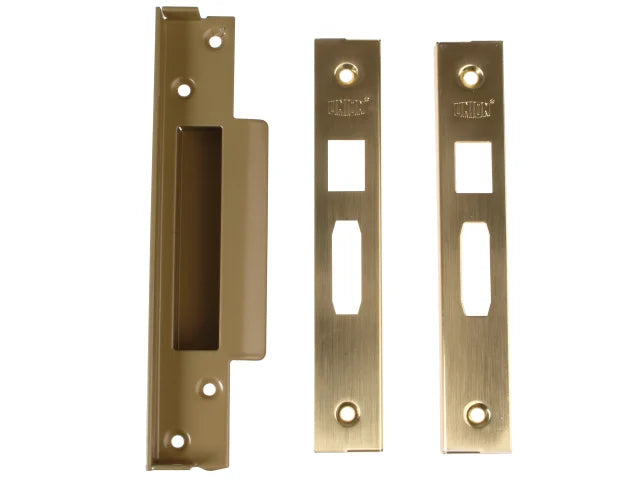 Union StrongBOLT 2200 Mortice Sashlock Rebate Kit 13mm Polished Brass