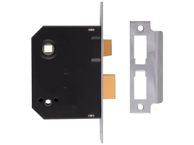 Union 2294 Mortice Bathroom Lock Polished Brass 76mm 2 Lever Sashlock