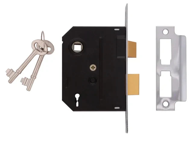 Union 2295 2 Lever Mortice Sashlock Polished Brass 63mm for Timber Doors