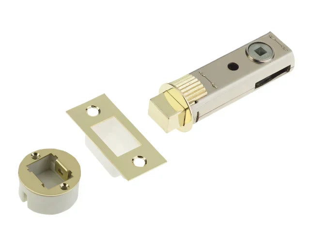 UNION FastLatch Easy Fit Bolt Brass 73mm 3in Quick Install Privacy Latch