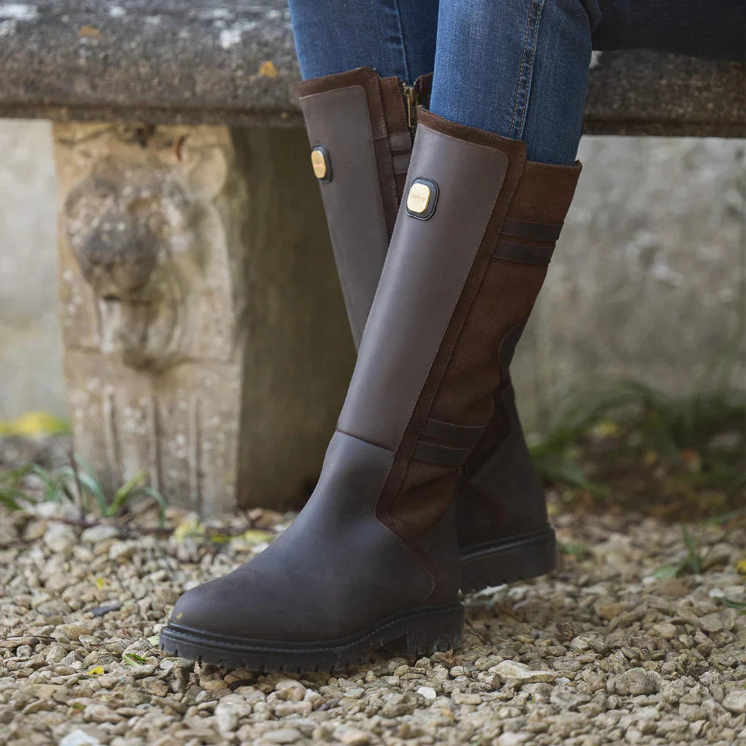 Toggi Underwood Ladies Country Boot S Waterproof Leather Suede Comfort