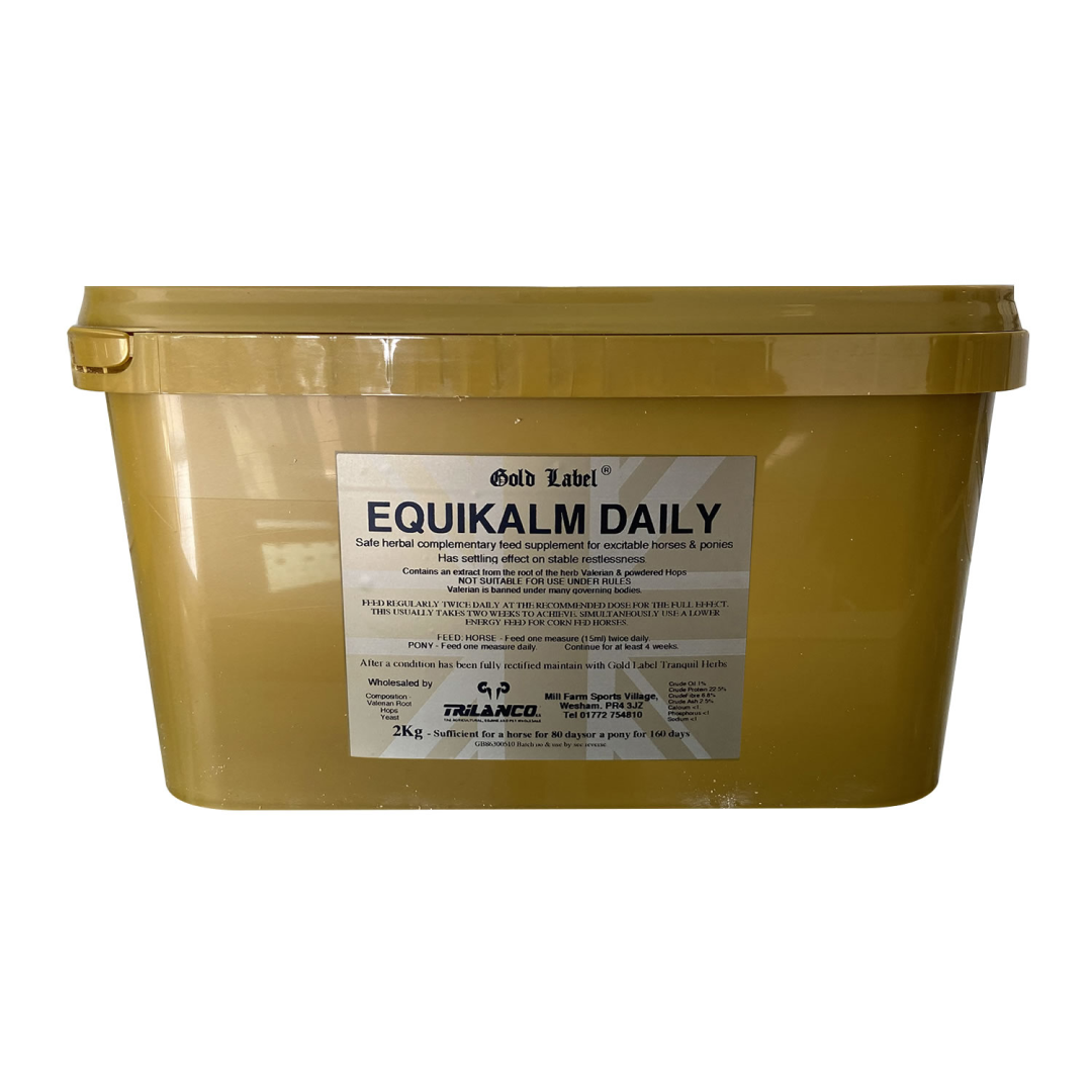 Gold Label Equikalm Daily Herbal Supplement For Nervous Horses