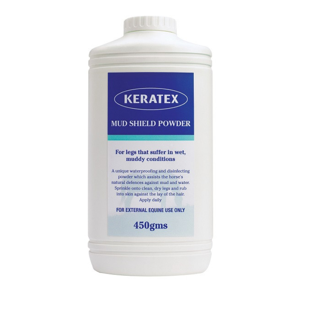 Keratex Horse Mud Shield Powder for Cleansing and Waterproofing Legs
