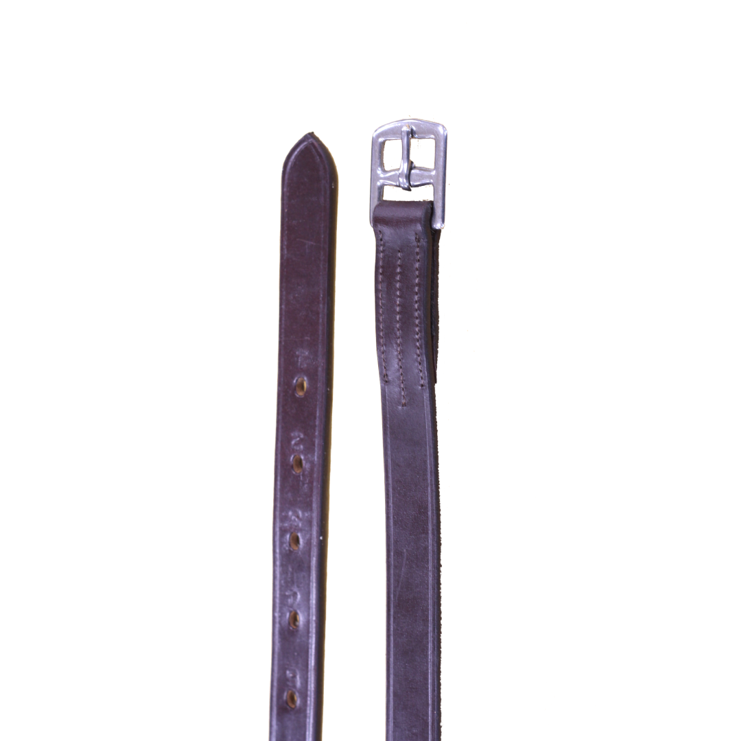 Mackey Classic Stirrup Leathers #colour_brown
