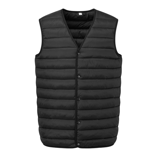 2786 Padded Gilet Vest with Internal Pockets and Adjustable Hood, Versatile Wear