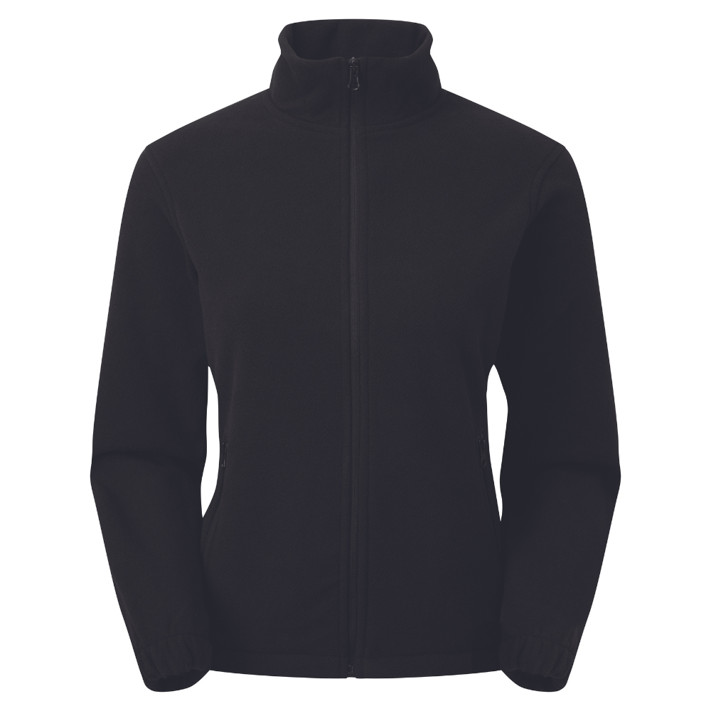 2786 Women's Full-Zip Fleece Jacket Warm Comfortable Cadet Collar Zipped Pockets