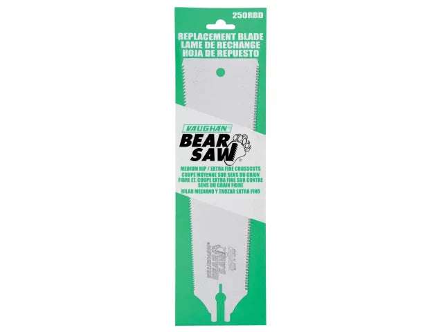 Vaughan 250RBD Bear Saw Blade 250mm Replacement for BS250D Rust Resistant