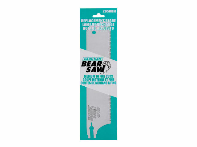 Vaughan 265RBM Bear Saw Replacement Blade 265mm Spring Steel Medium Fine Teeth