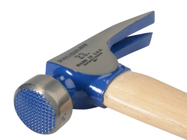 Vaughan CF1 California Framing Hammer 650g Milled Face Straight Handle