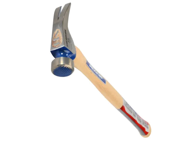Vaughan CF1 California Framing Hammer 650g Milled Face Straight Handle