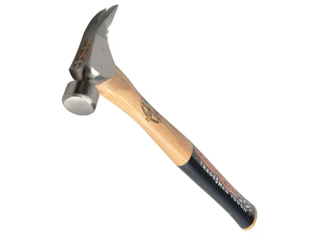 Dalluge Trim Hammer 450g Plain Face Straight Handle Ideal for Finish Work