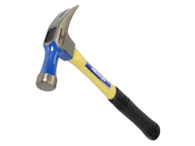 Vaughan E18F Electrician's Hammer Fibreglass Handle 510g Shock Absorbing Grip