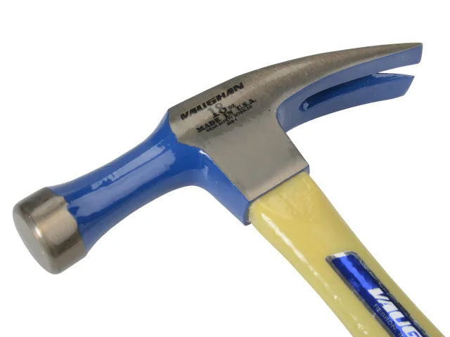 Vaughan E18F Electrician's Hammer Fibreglass Handle 510g Shock Absorbing Grip