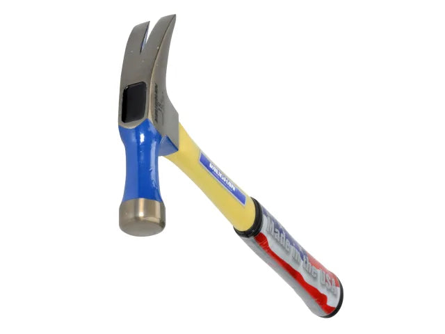 Vaughan E18F Electrician's Hammer Fibreglass Handle 510g Shock Absorbing Grip