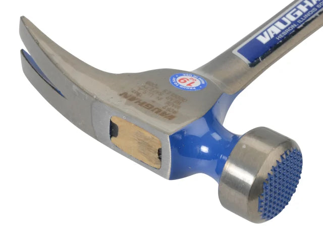 Vaughan RCF2 Framing Hammer 19oz Steel Milled Face Shock Absorbing Grip