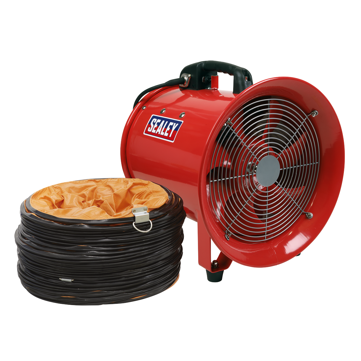 Sealey Portable Ventilator 300mm 3900mÂ³/hr with 5m Ducting Lightweight Design
