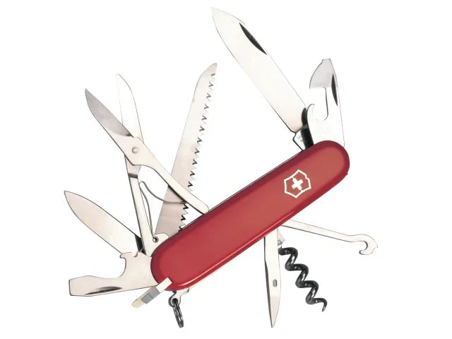 Victorinox Huntsman Swiss Army Knife Red 91mm Multi-Tool with Scissors
