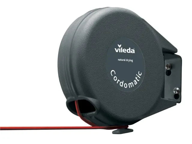 Vileda Cordomatic 15m Retractable Washing Line Indoor Outdoor Durable Design
