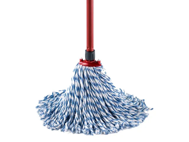 Vileda SuperMocio Microfibre Cotton Mop with Telescopic Handle for Floors