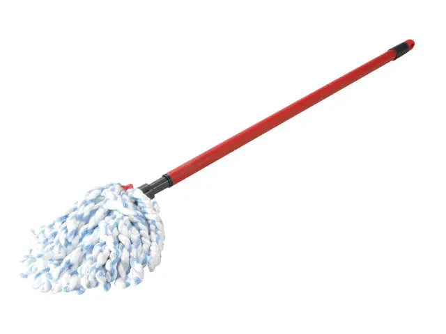 Vileda SuperMocio Microfibre Cotton Mop with Telescopic Handle for Floors