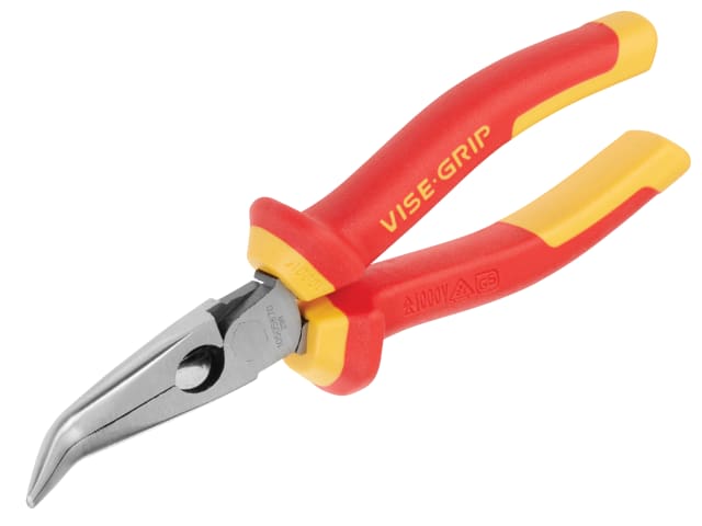 IRWIN Vise-Grip High Leverage VDE Bent Nose Pliers 200mm Safe for 1000V