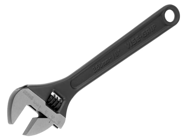 IRWIN Vise-Grip Adjustable Wrench 250mm Steel Handle Metric Imperial Scale