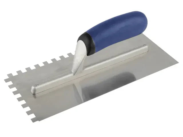 Vitrex Professional Stainless Steel Adhesive Trowel 8mm Square Notches 115x280mm
