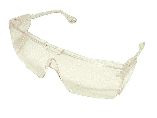 Vitrex Safety Glasses Clear Polycarbonate Impact Resistant EN166 Ventilated Arms