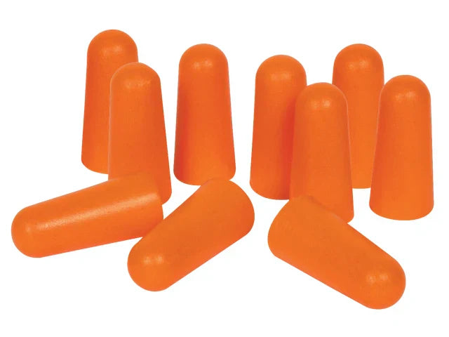 Vitrex Tapered Disposable Earplugs SNR 33 dB Foam 5 Pairs for DIY Use