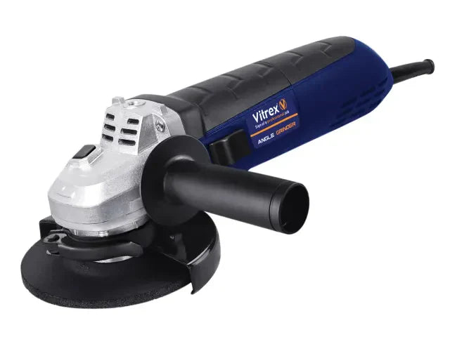 Vitrex AGR900 Angle Grinder 115mm 900W with Side Handle and Grinding Disc