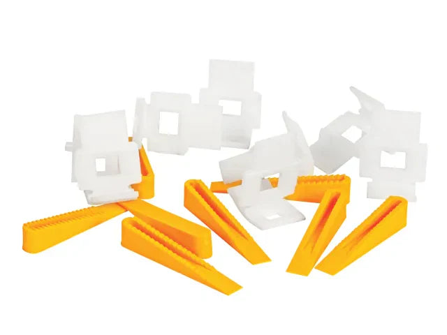 Vitrex Lash Clips & Wedges 150 Pack for Even Tile Alignment and Grout Lines