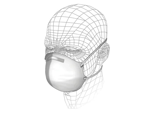 Vitrex P1 Sanding and Insulation Respirator for Fine Particles EN 149:2001