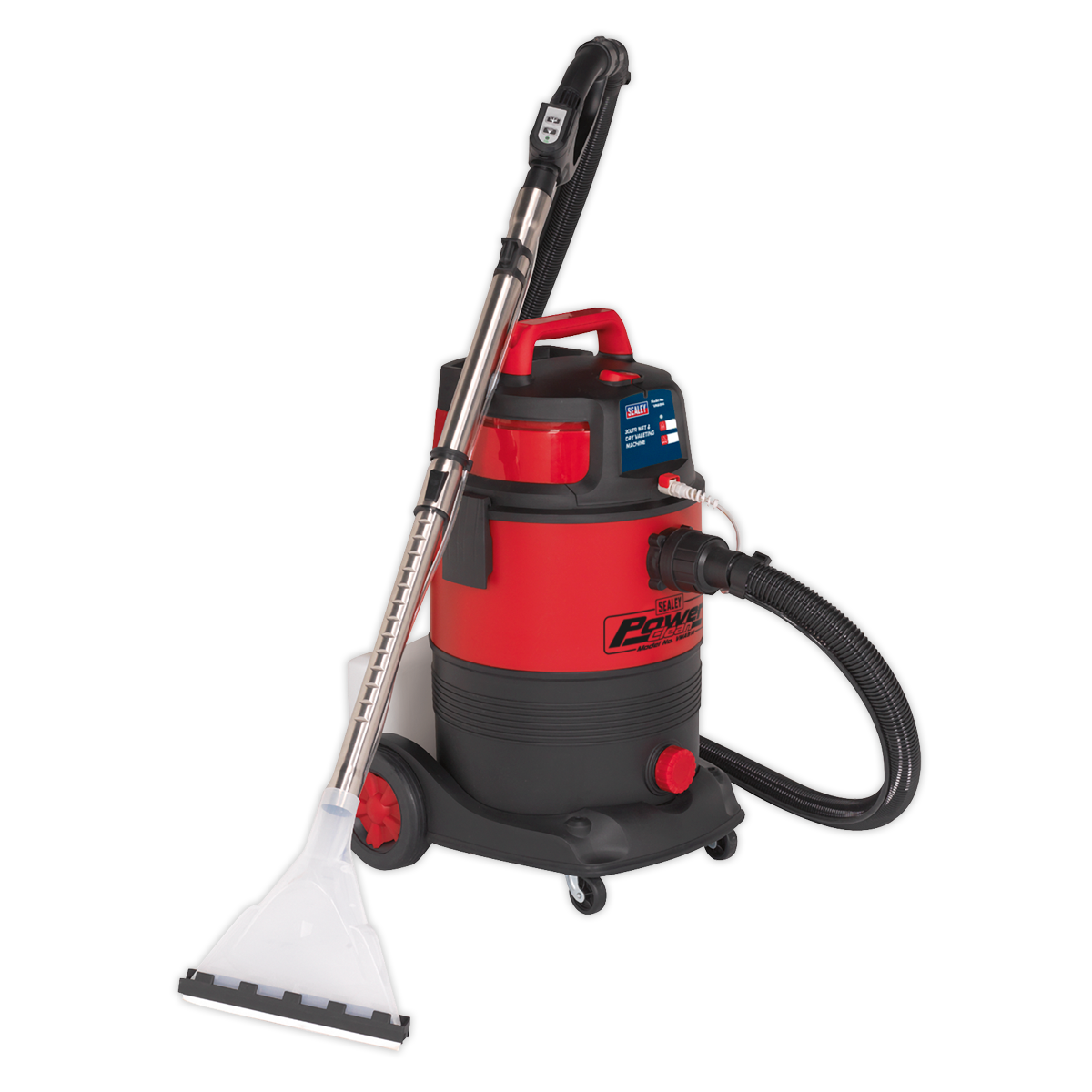 Sealey 30L Wet & Dry Valet Machine for Carpets, Upholstery & Car Interiors