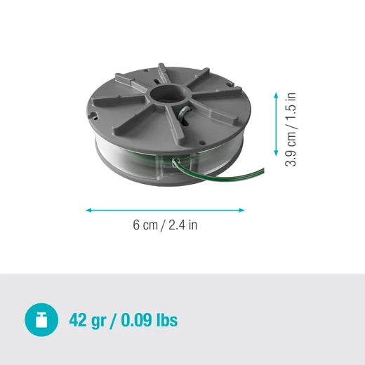 Gardena 2.0mm Replacement Filament Cassette for PowerTrim Trimmers 14703