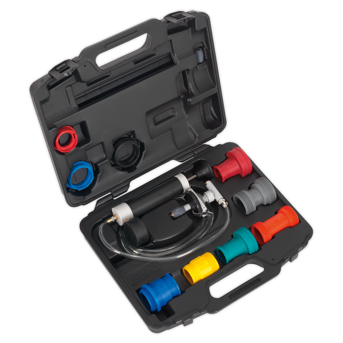 Sealey VS0031 Cooling System Tester Kit for Cars Motorcycles Marine Vehicles