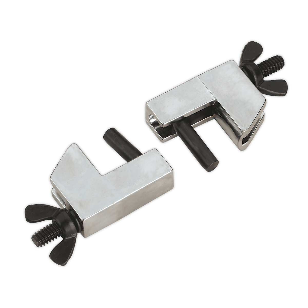 Sealey 2pc Brake & Fuel Hose Pinch Tool Set Compact Design Steel Clamp Arm