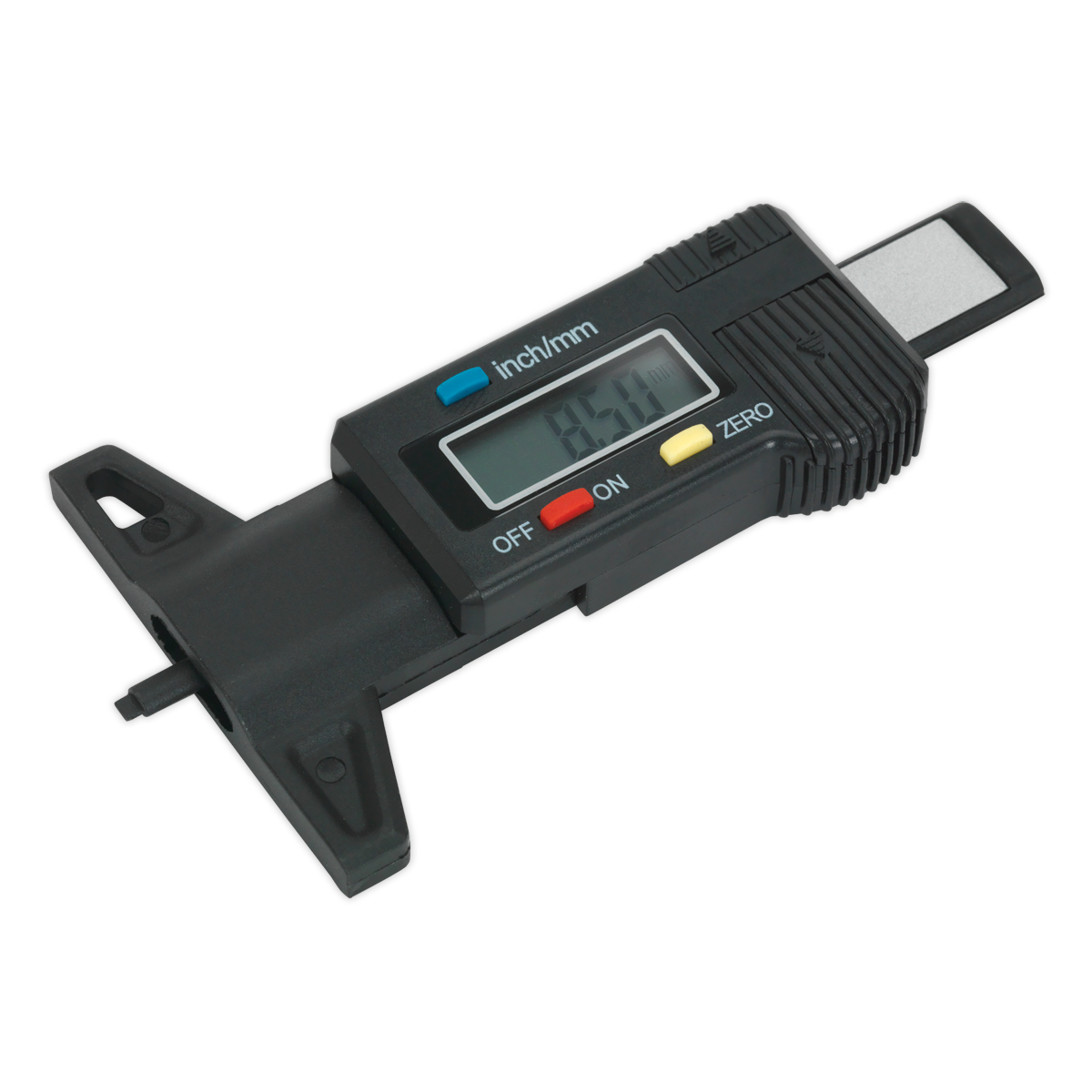 Sealey Digital Tyre Tread Depth Gauge VS0564 LCD Display Metric Imperial 0-25mm