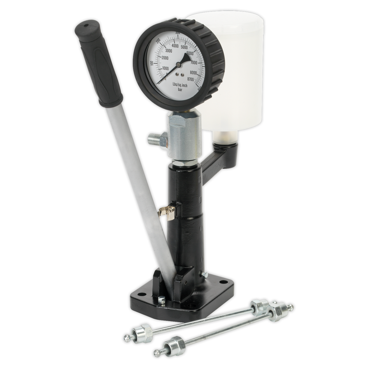 Sealey VS2058 Diesel Injector Nozzle Tester with Pressure Gauge and Filter