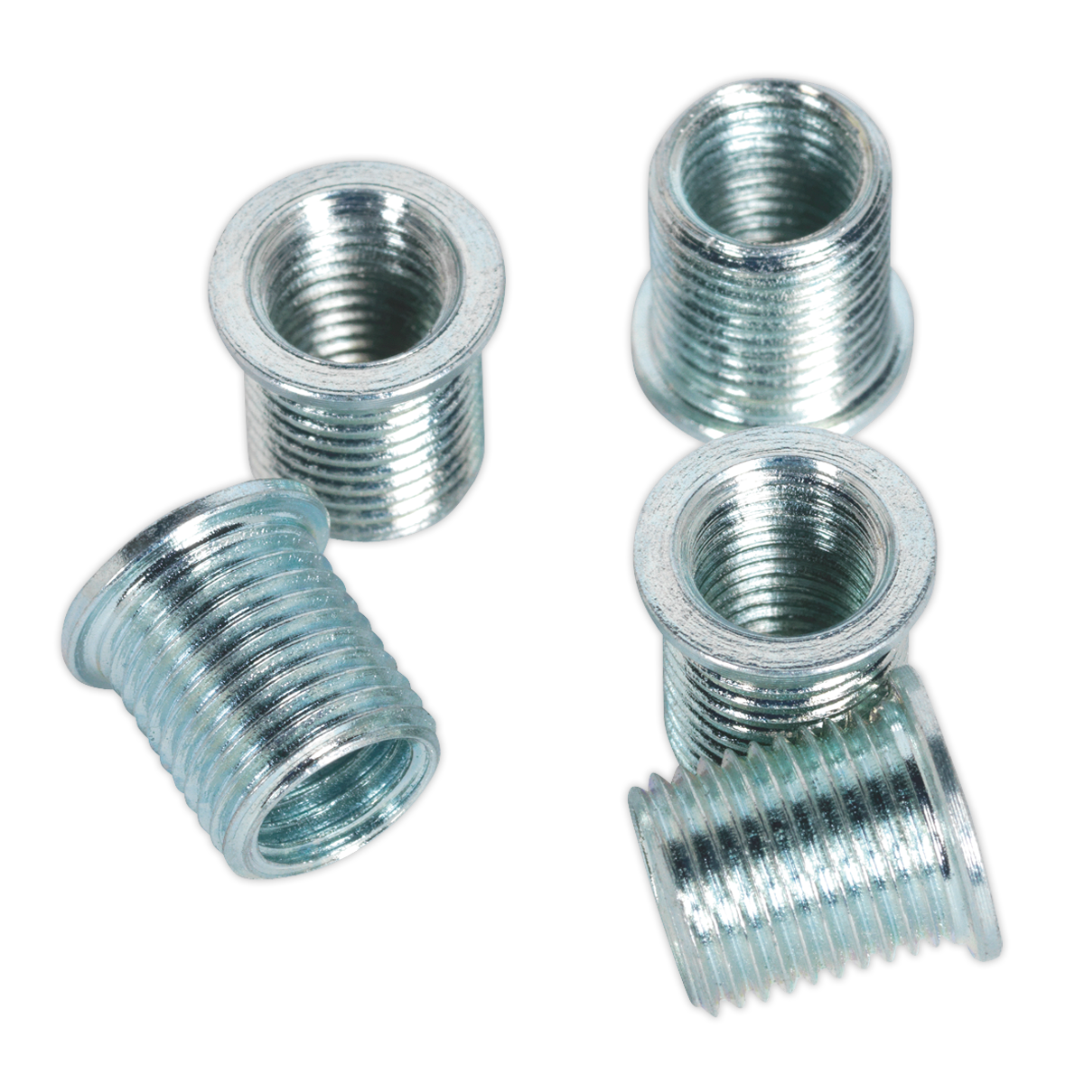 Sealey M8 x 1mm Thread Inserts for VS311 Pack of 5 - Durable Replacement Parts