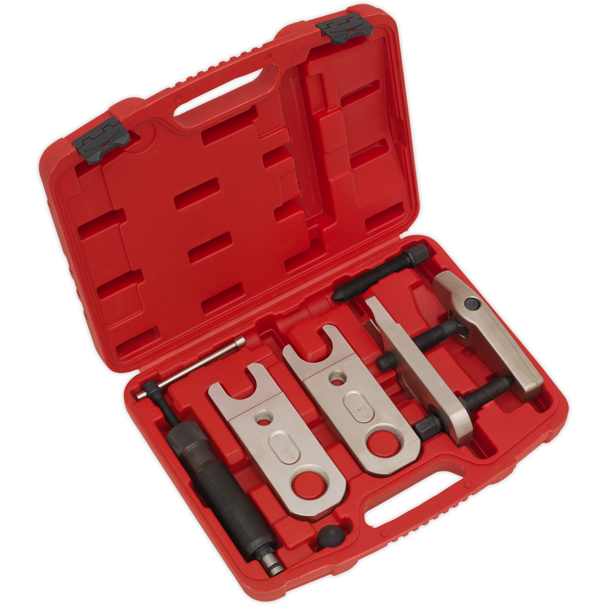Sealey VS3814 Ball Joint Splitter 9pc Hydraulic Manual Heavy-Duty Tool Set