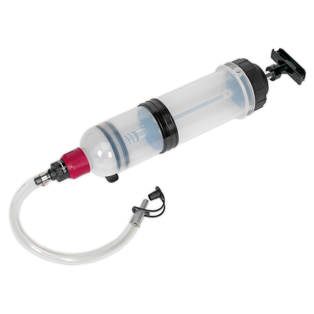 Sealey 1.5L Oil Inspection Syringe with Viton Seal for Fluid Transfer