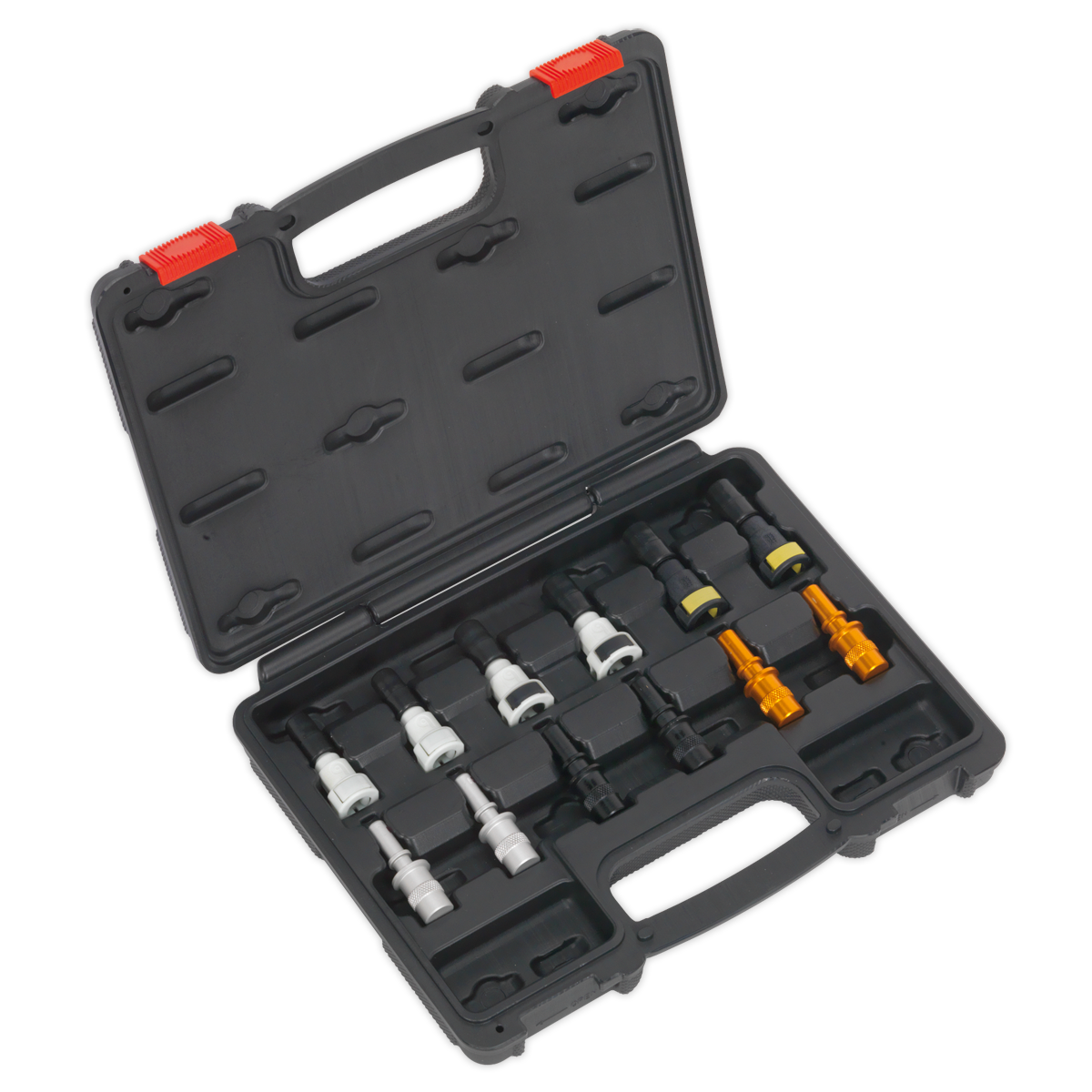 Sealey VS557 Diesel Fuel Line Blanks Set 12pc for Ford PSA Renault Connectors