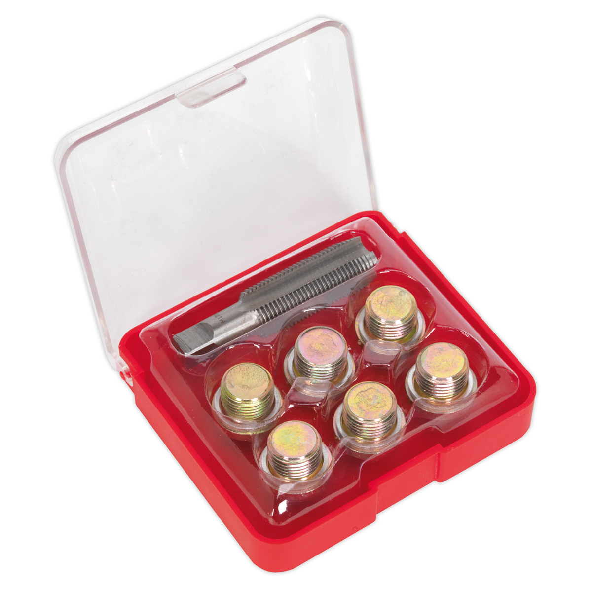 Sealey M17 Oil Drain Plug Thread Repair Set for Sump Gearbox Differential